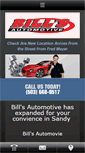 Mobile Screenshot of billsautomotivesandy.com